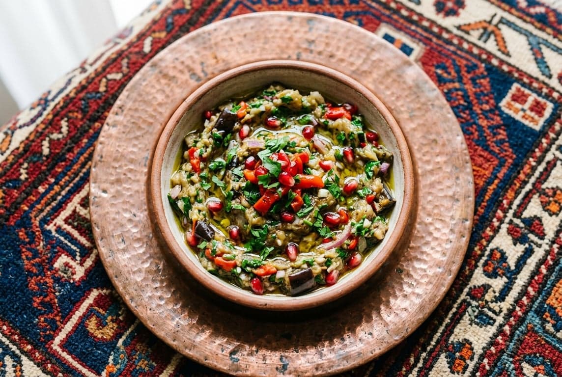 Patlıcan Salatası (Smoky Aubergine Salad)