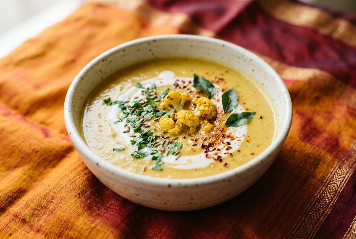 Indian-Spiced Cauliflower Soup