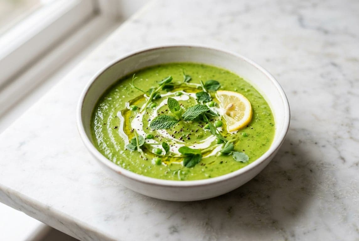 Green Pea & Mint Soup