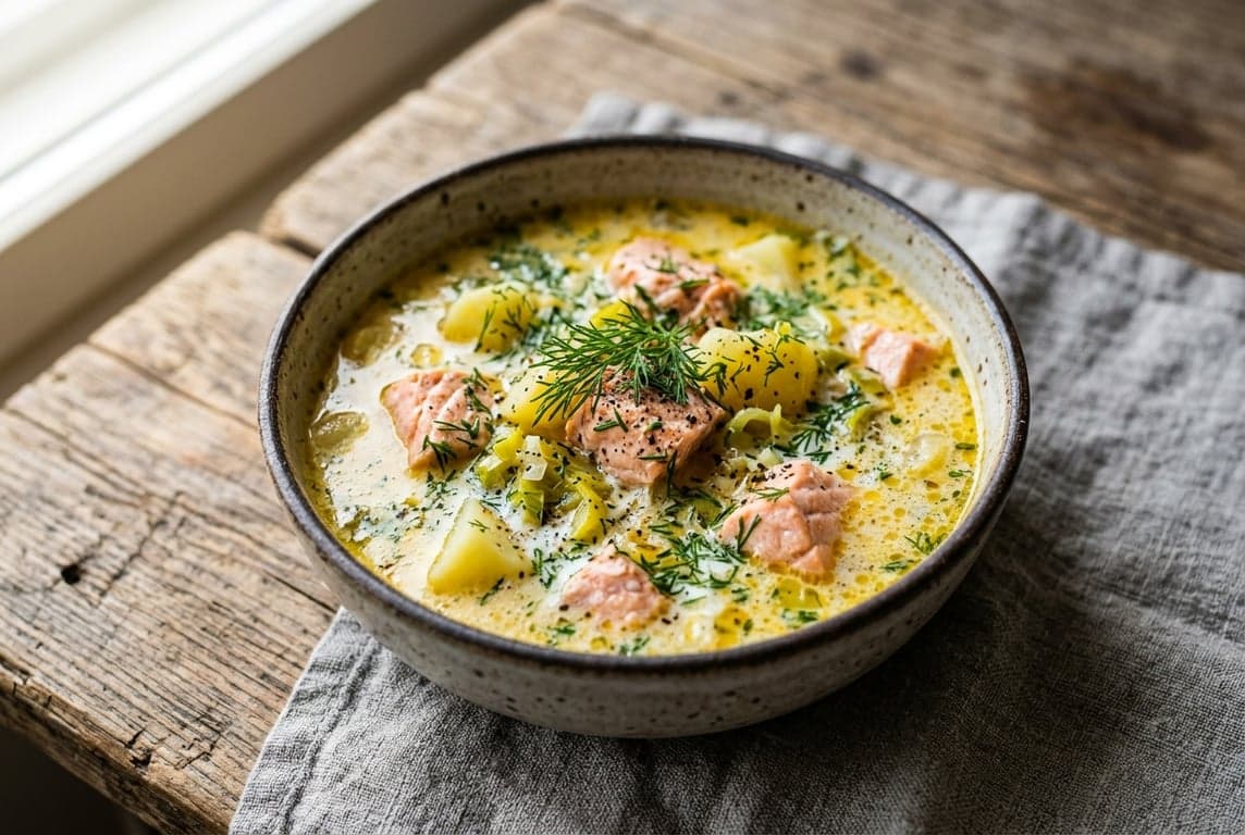 Lohikeitto (Finnish Salmon Soup)
