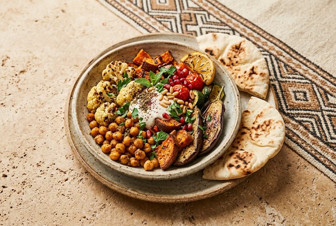 Middle Eastern Vegetable Bowl