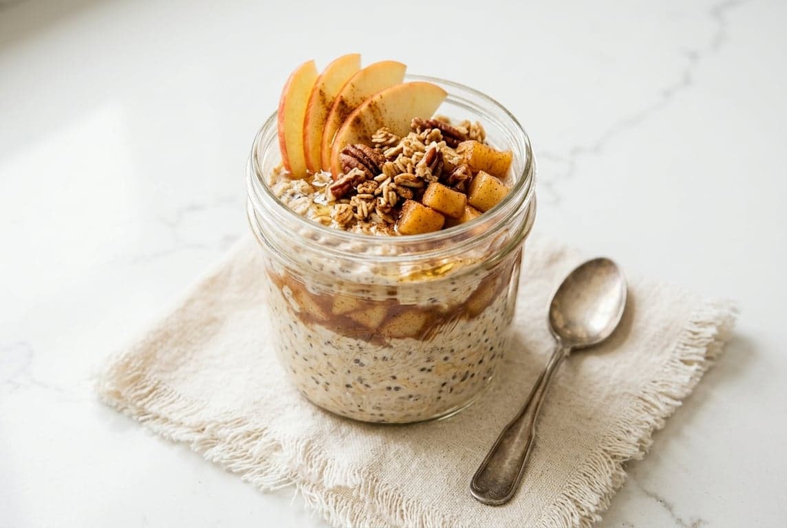 Overnight Oats with Apple & Cinnamon