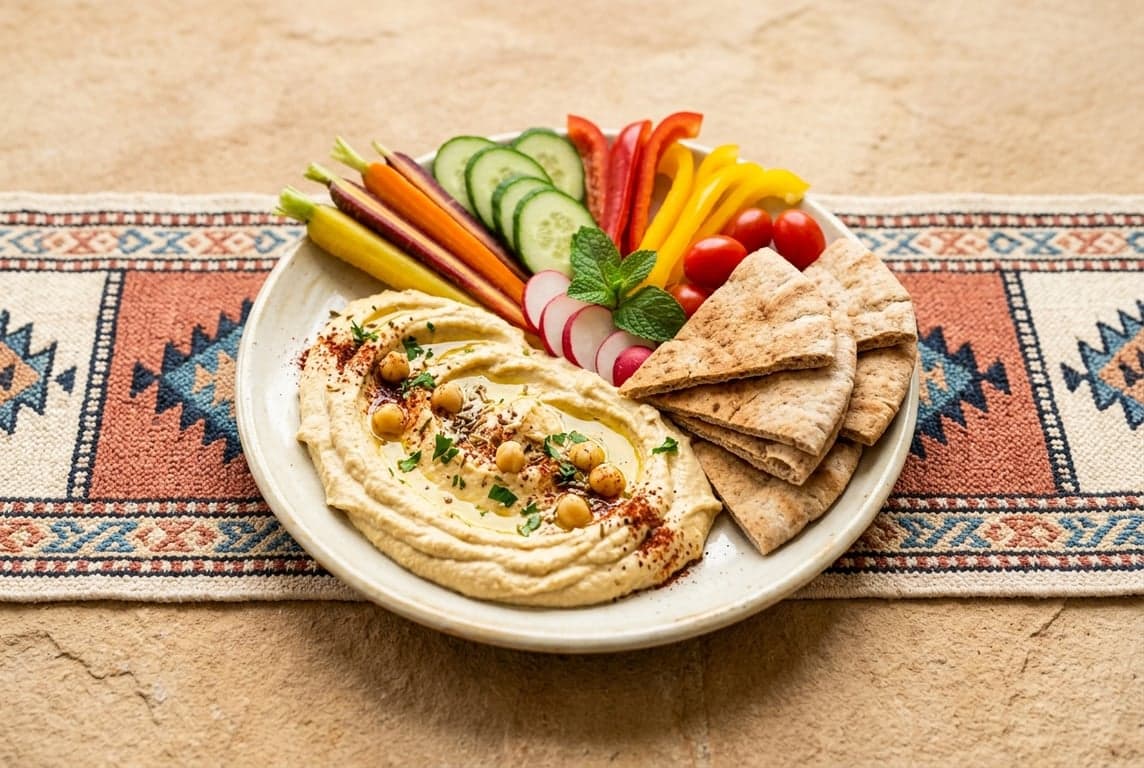 Hummus & Crudités Plate