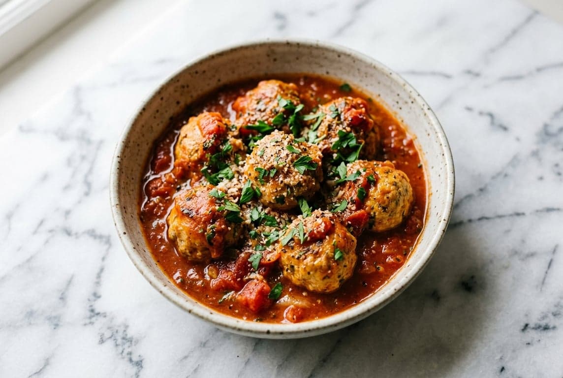 Turkey Meatballs in Tomato Sauce