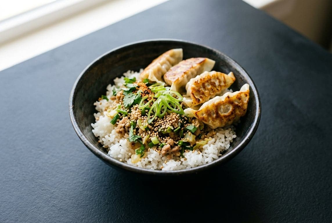 Gyoza & Rice Bowl