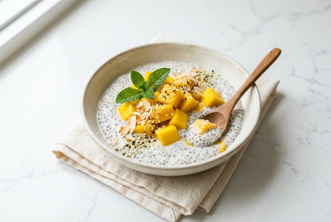 Chia Pudding with Mango