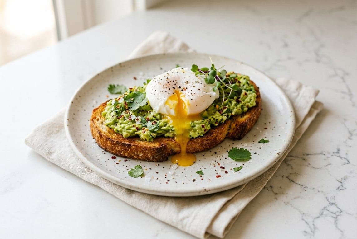 Avocado Toast with Poached Egg