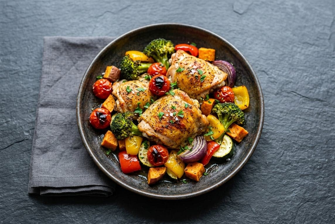 Nut-Free Chicken & Vegetable Traybake