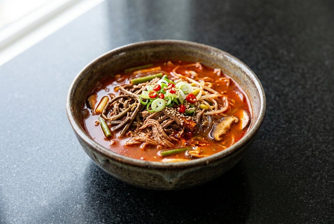 Yukgaejang (Spicy Beef Soup)