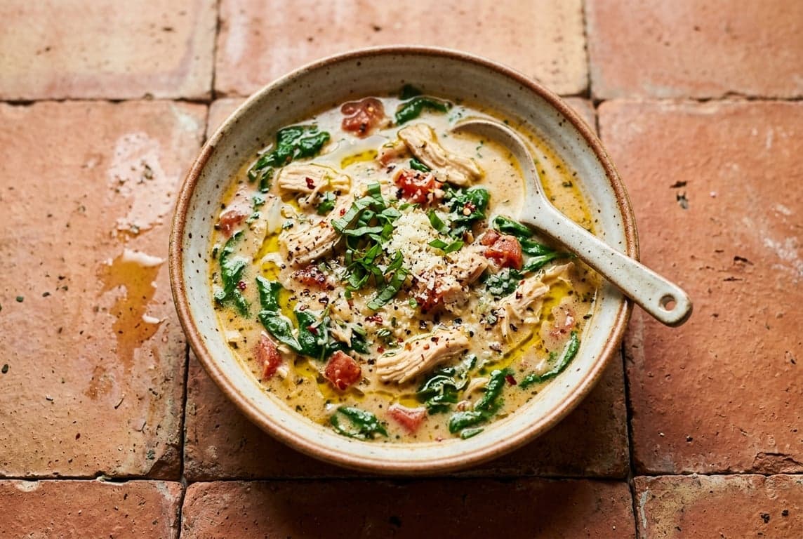Keto Tuscan Chicken Soup