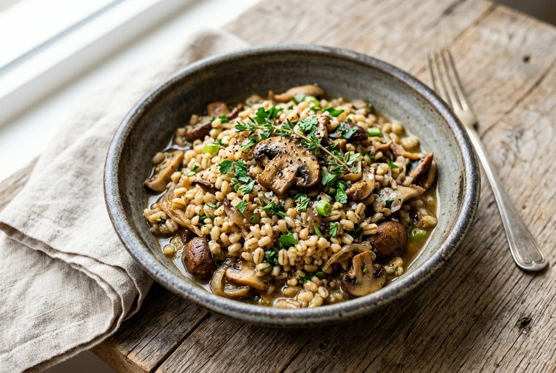 Mushroom & Barley Bowl