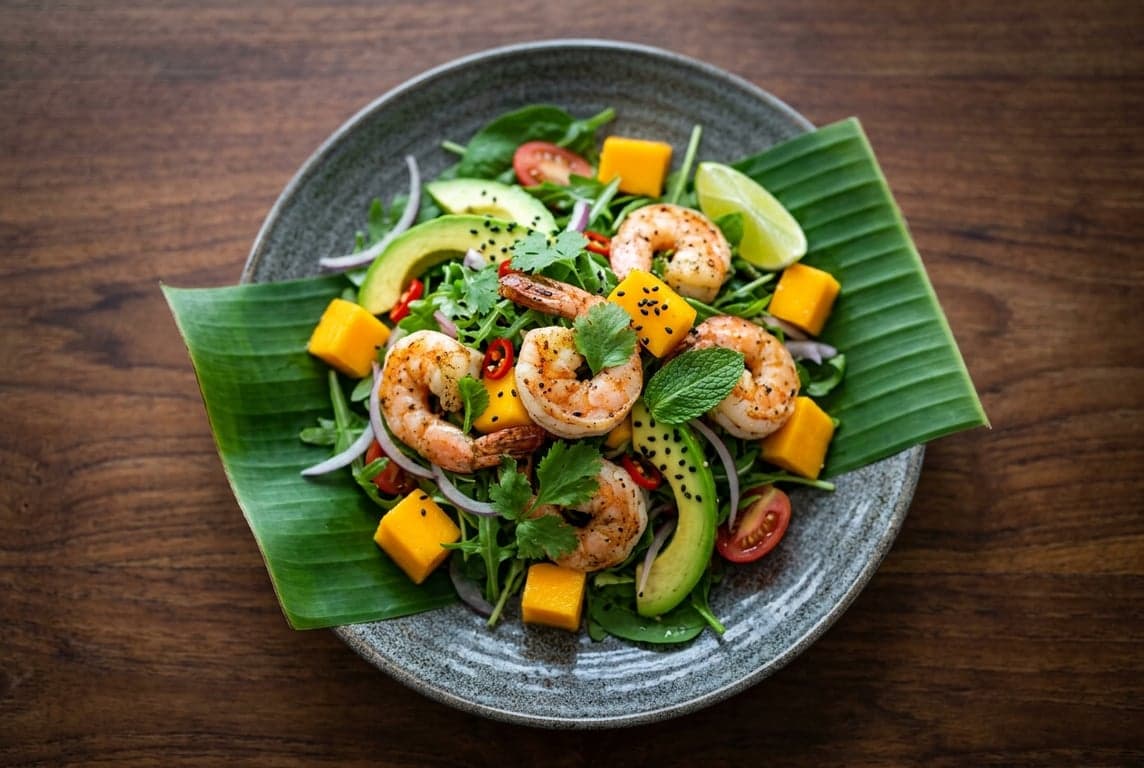 Prawn, Mango & Avocado Salad