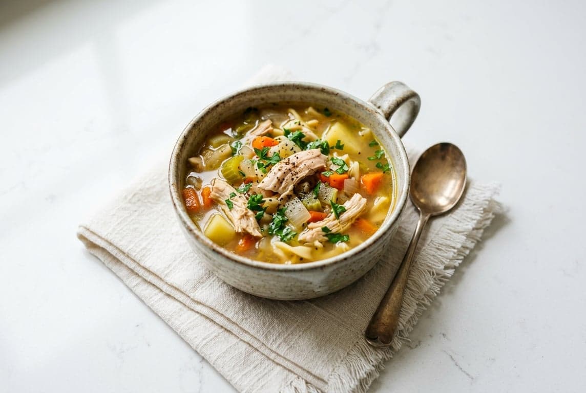 Batch Homemade Chicken Soup