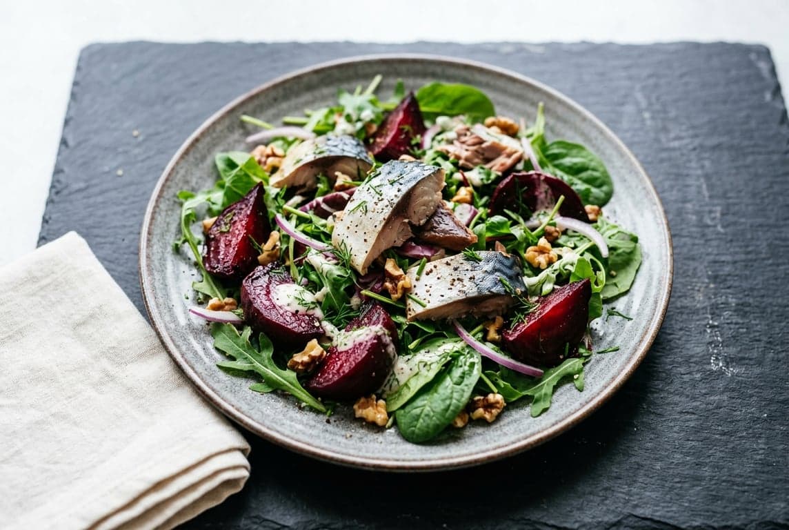 Smoked Mackerel & Beetroot Salad
