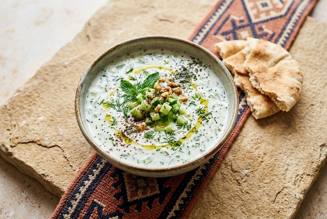 Laban & Cucumber Cold Soup