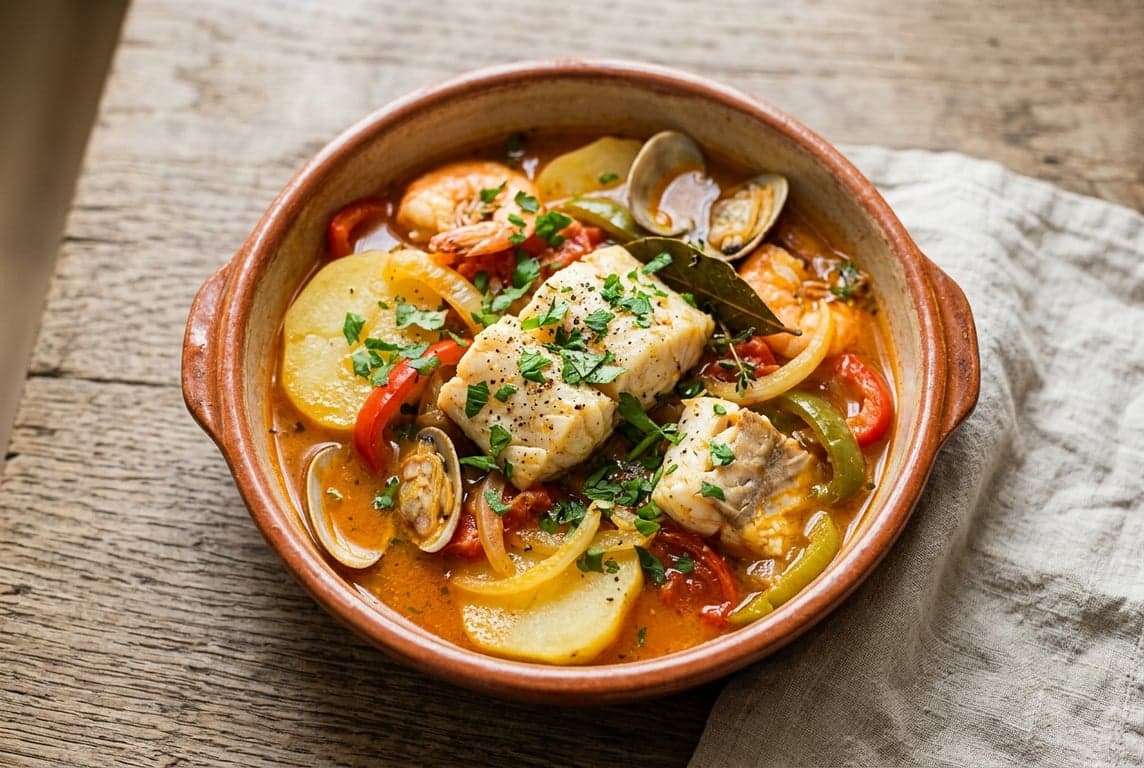 Caldeirada de Peixe recipe on Forkie