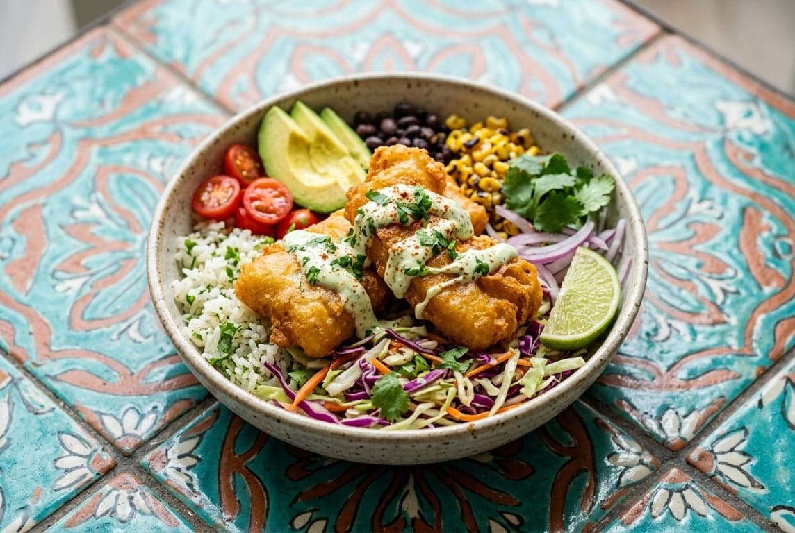 Baja Fish Taco Bowl