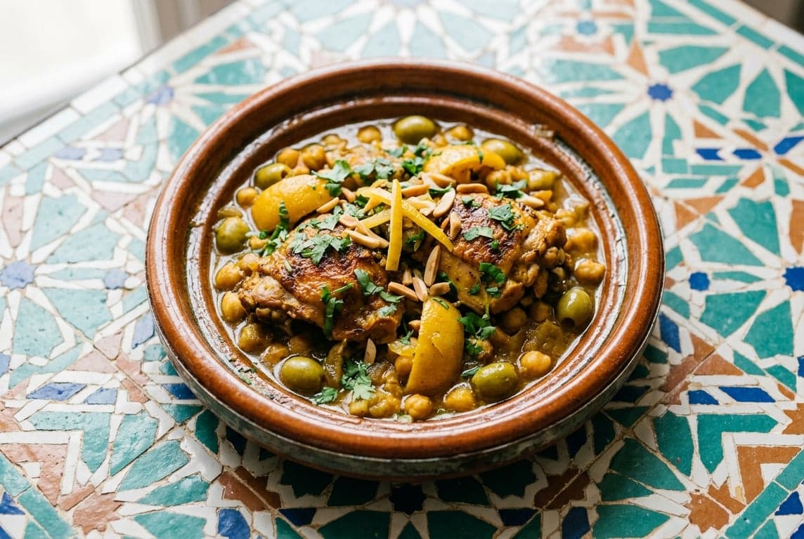 Chicken & Preserved Lemon Tagine