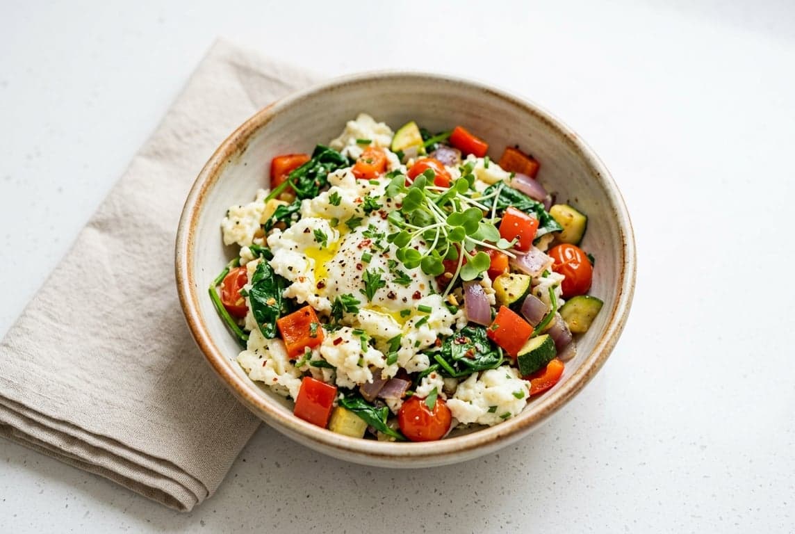 Egg White & Vegetable Bowl