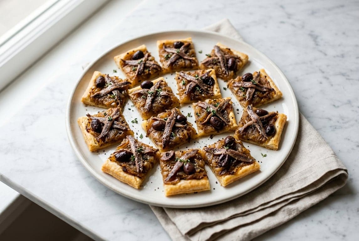 Pissaladière Bites (Niçoise Onion Tart)