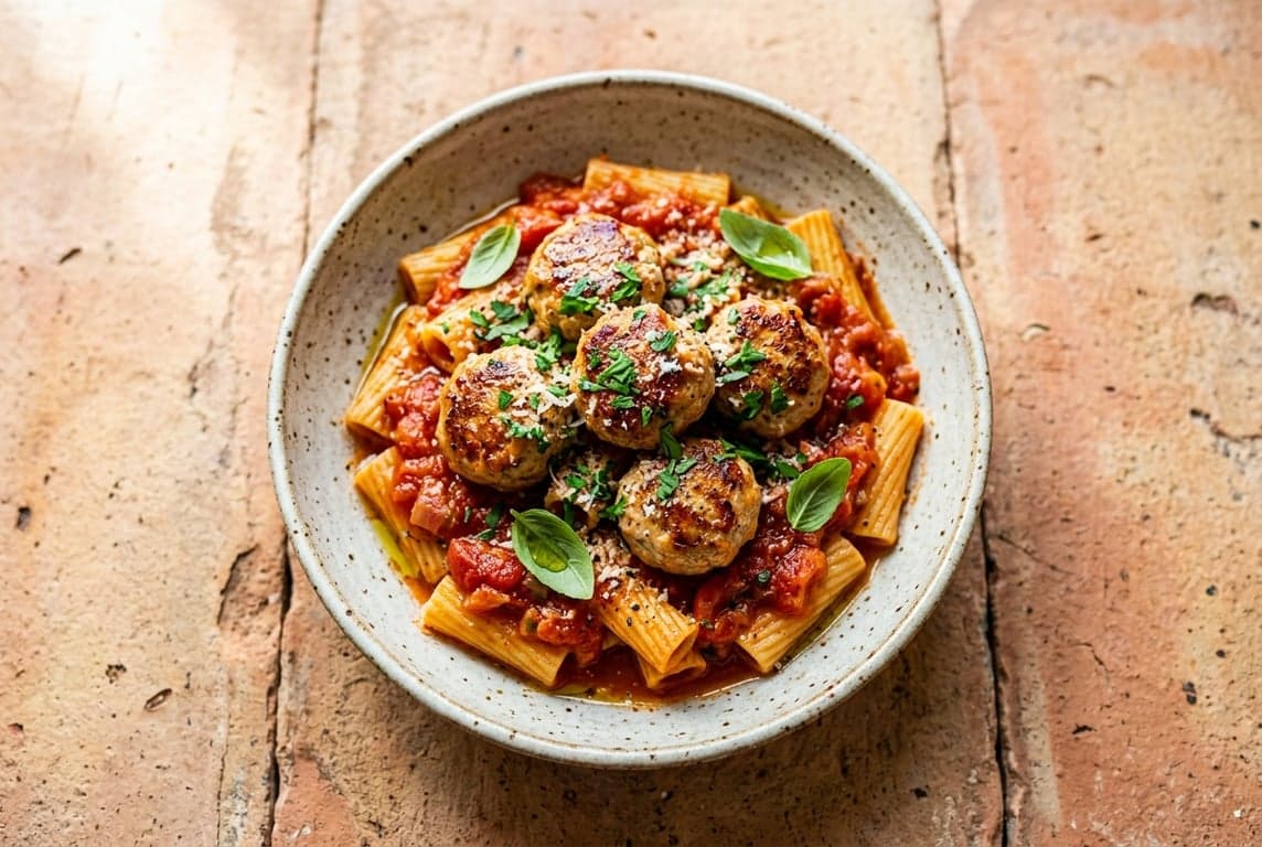 Turkey Meatball Pasta