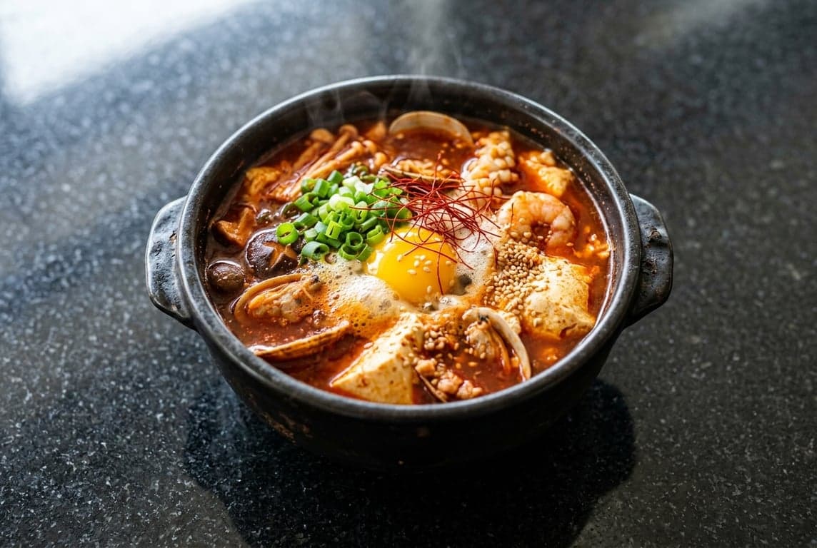 Sundubu Jjigae (Soft Tofu Stew)