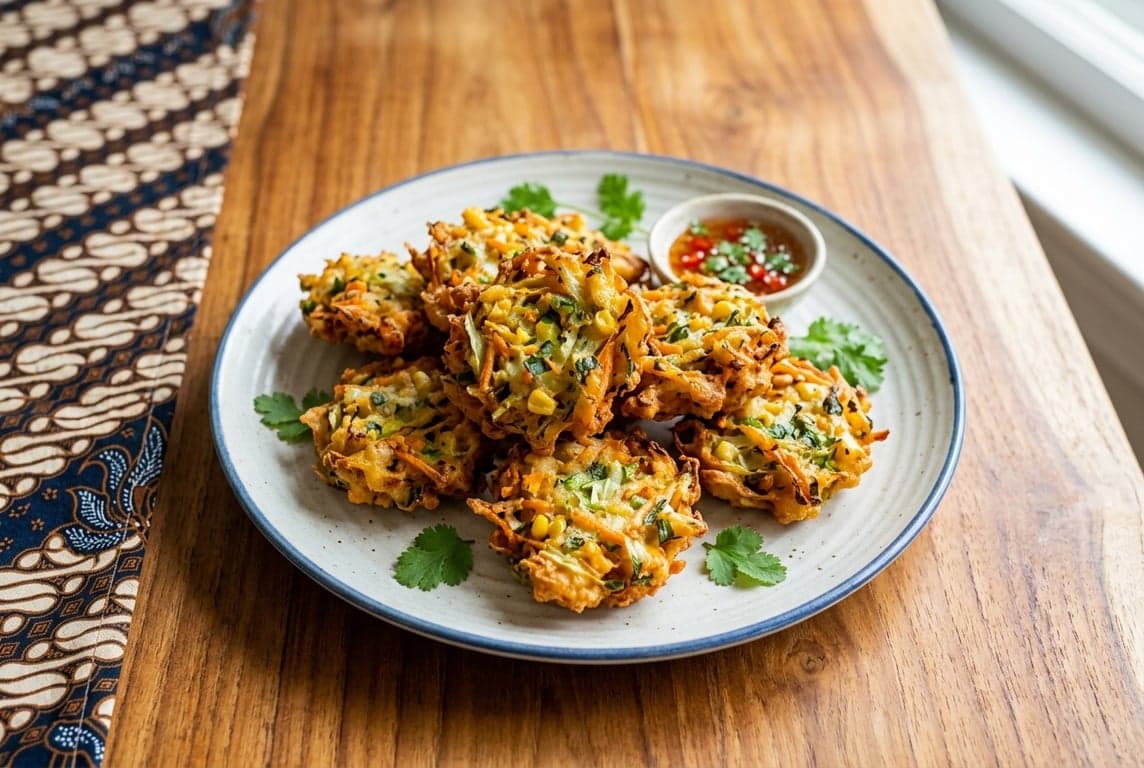 Indonesian Mixed Vegetable Fritters