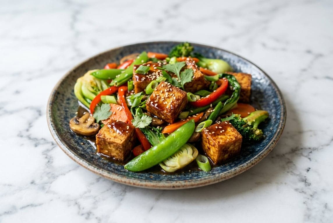 Crispy Tofu & Vegetable Stir-Fry