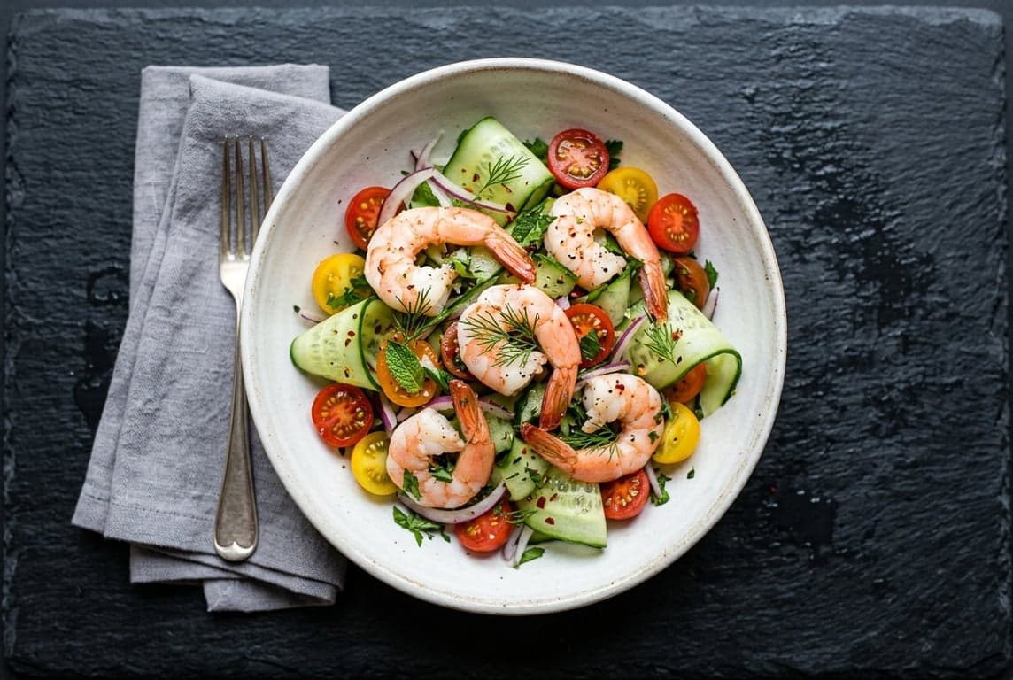 Prawn & Cucumber Salad