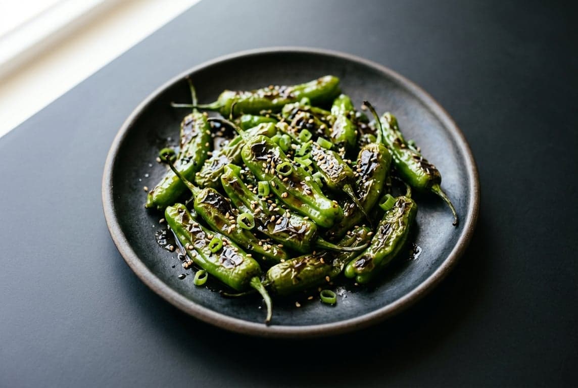 Blistered Shishito Peppers