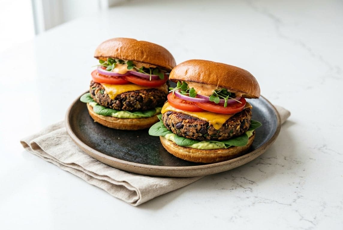 Batch Black Bean Burgers