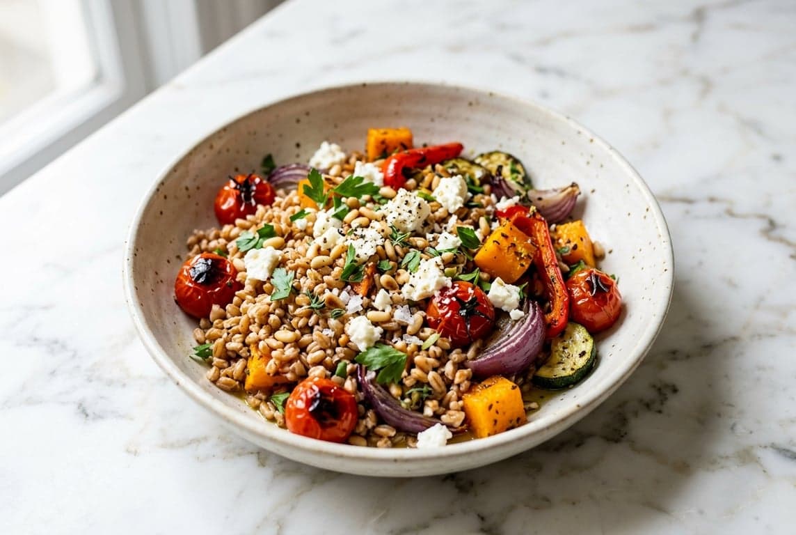 Farro & Roasted Vegetable Bowl