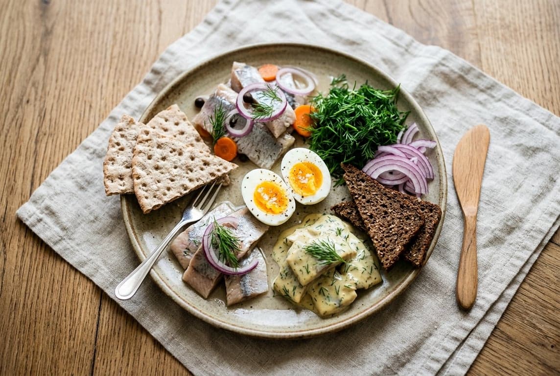 Swedish Pickled Herring Plate