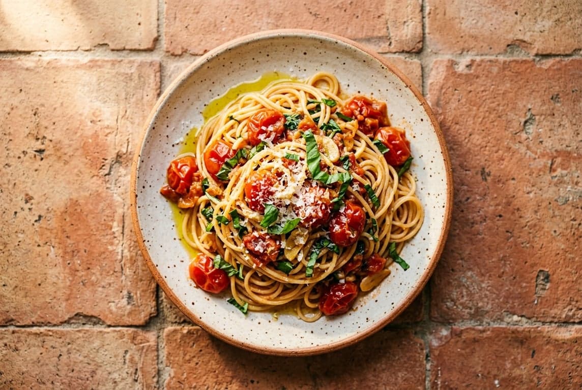 One-Pan Tomato & Basil Pasta