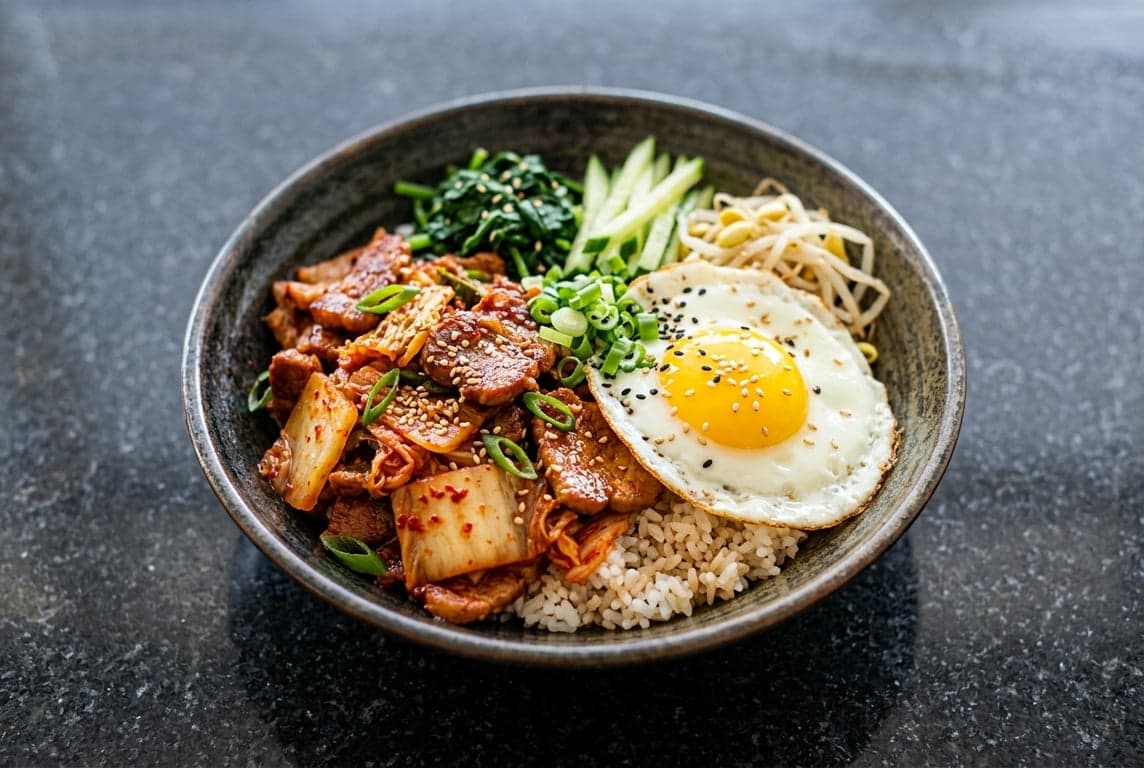 Pork & Kimchi Bowl