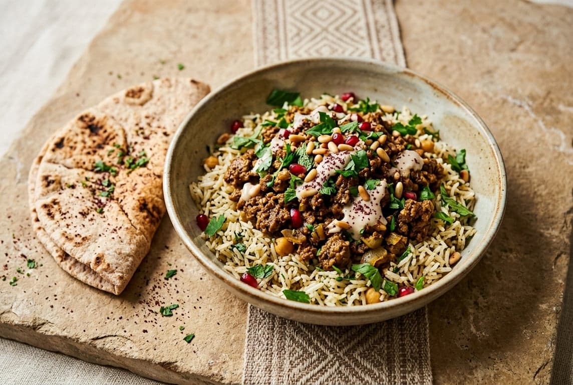 Spiced Lamb & Rice Bowl