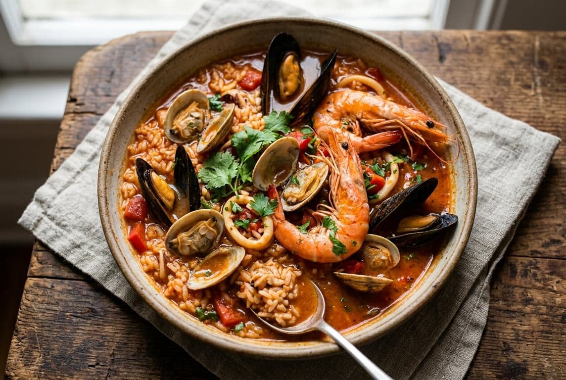 Arroz de Marisco recipe on Forkie
