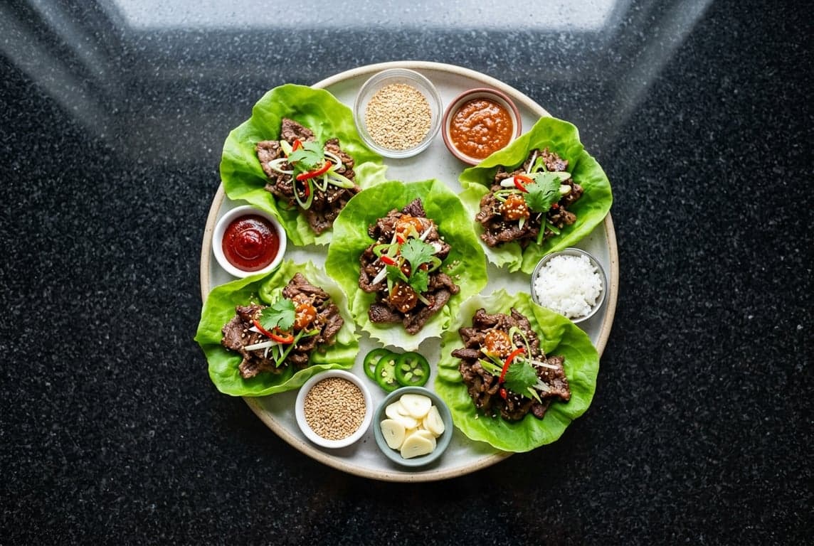 Korean Bulgogi Lettuce Wraps