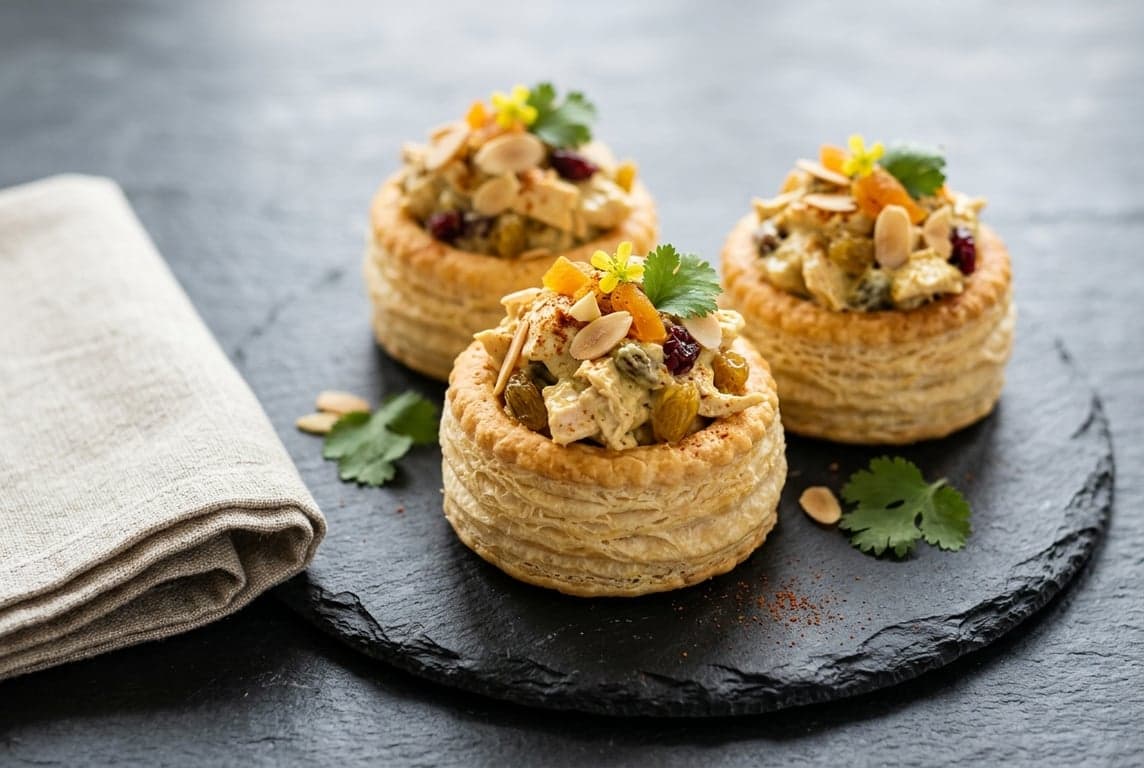 Coronation Chicken Vol-au-Vent