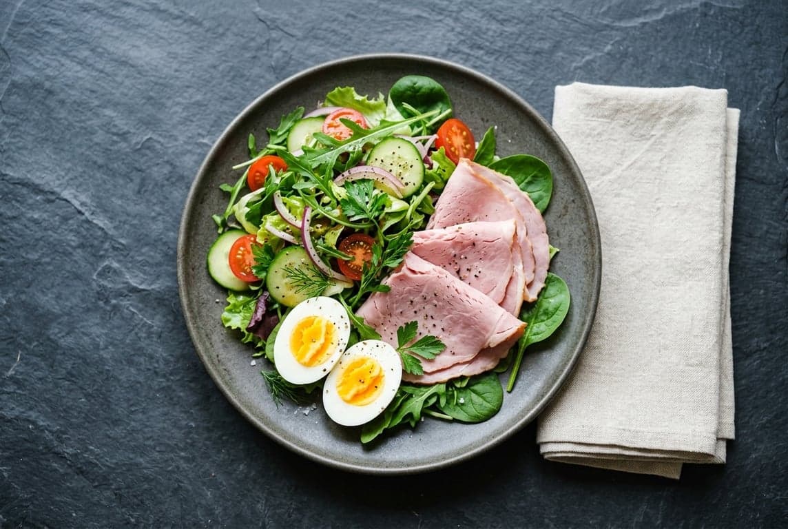 Ham, Egg & Salad Plate