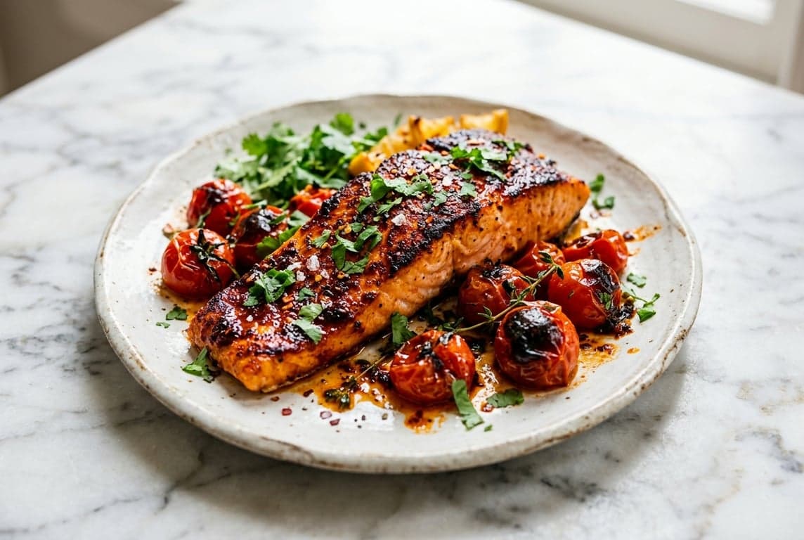 Harissa-Roasted Salmon