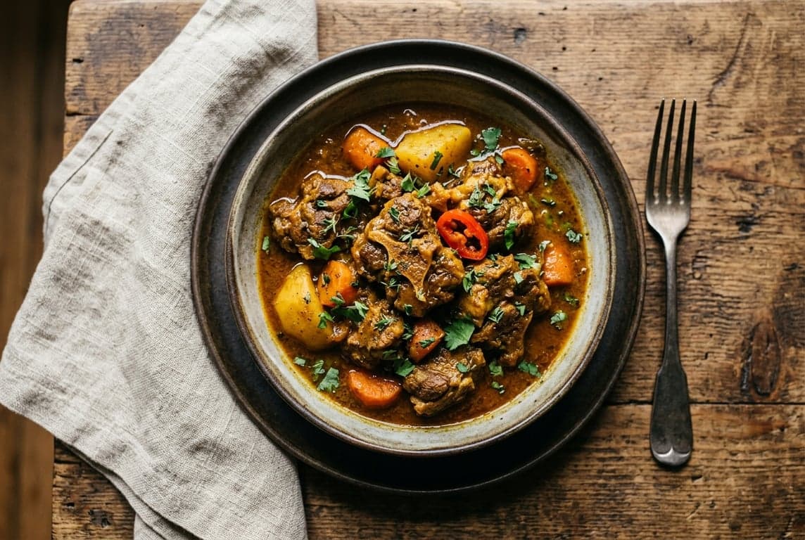 Jamaican Curry Goat recipe on Forkie